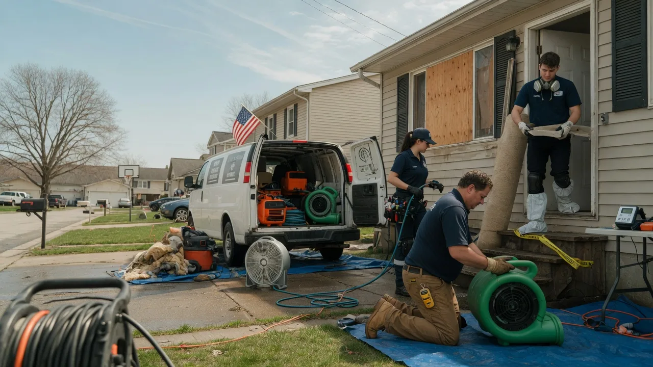 Water Damage Restoration in Red Oak, VA near me